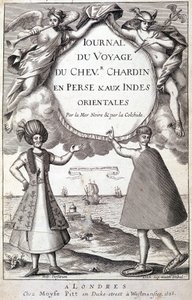 "シャルダン騎士の旅日記 ペルシャと東インド、黒海とコルチデによる" の正面図 作： Unknown artist