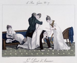 ゲーム：愛の架け橋-「Le bon genre」n°67掲載 作： Unknown artist