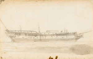 ジョージ・バンクーバーの「発見」、1789年頃（ペン、水墨画） 作： Unknown artist