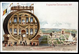 巨大な樽-メゾン・クレイマー-1897年ブリュッセル万国博覧会 作： Unknown artist