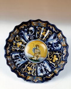 エンジェローのゴドロンヌ・ファイエンス・カップ装飾品16世紀 江口園国立ルネッサンス博物館 作： Unknown artist
