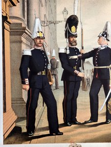 スウェーデン衛兵の擲弾兵、1890年頃 作： Unknown artist