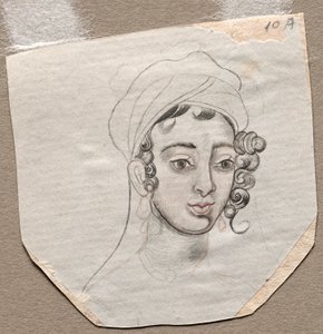 若い男の頭 作： Unknown artist