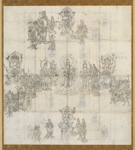 慈王経曼荼羅図像図