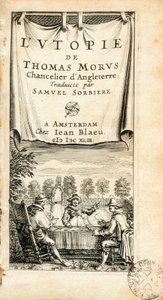 イギリスの人文主義者、トーマス・モア卿（1478-1535）のフランス語翻訳書『L