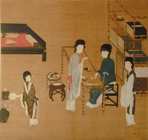 インテリアシーン 作： Unknown artist