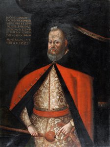 Jan Karol Chodkiewicz, grand hetman de Lituanie - Portrait of Jan Karol Chodkiewicz (1560-1621) , Anonymous .油彩・キャンバス