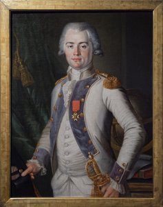 ジャン・ルイ・ド・ロスタンジュ 歩兵大尉 1789-91年頃 （油彩・キャンバス 作： Unknown artist