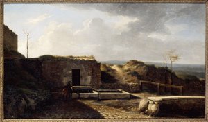 モンマルトルの廃墟、1840年頃、油彩・カンヴァス 作： Unknown artist