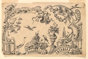 嗅ぎタバコ入れの飾りにモチーフの葉っぱ 作： Unknown artist