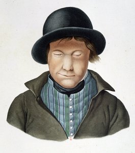 アイスランドのLepers、1840年頃、B.N. 作： Unknown artist