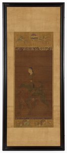 Manjushri riding a lion 作： Unknown artist
