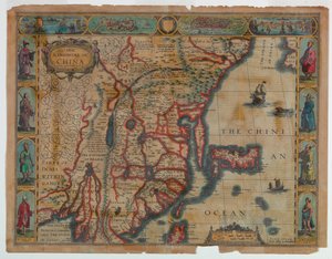 中国の地図 作： Unknown artist
