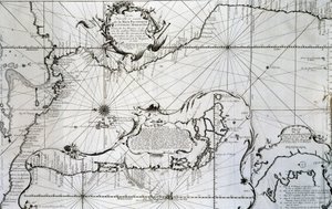 太平洋の地図 作： Unknown artist