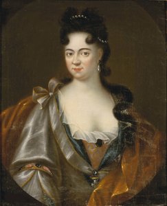 マリー・アウローラ、ケーニヒスマルク伯爵夫人 - マリア・オーロラ・フォン・ケーニヒスマルク伯爵夫人(1662-1728)の肖像 , 匿名 .キャンバスに油彩、17世紀末。ストックホルム国立博物館 作： Unknown artist