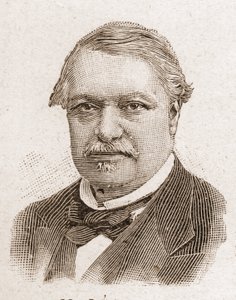1895年のアカデミー・フランセーズのメンバー：レオン・セイ（1826-1896）の肖像（フランスの経済学者、政治家 作： Unknown artist