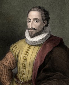 ミゲル・デ・セルバンテス・サアベドラ（1547-1616） - 彫刻 - 19世紀 作： Unknown artist