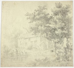 ミル（直腸）; ツリー (裏面) 作： Unknown artist