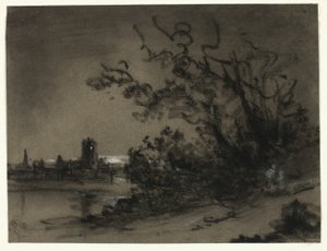 月明かりのシーン 作： Unknown artist