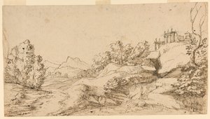 山岳風景 作： Unknown artist