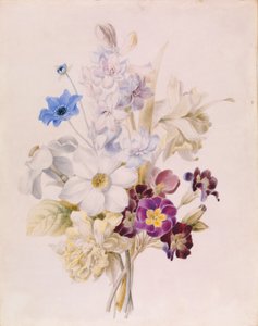 水仙と他の花 作： Unknown artist