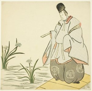 八橋の業平 作： Unknown artist