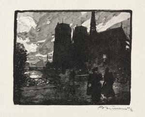 ノートルダム、夕方 作： Unknown artist