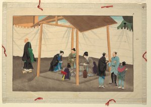 人の死と埋葬の 16 のシーンの 1 つ 作： Unknown artist
