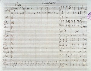 モーツァルトのオペラ「Die Entfuhrung aus dem Serail」のリヒテンタール版（1838年）の楽譜のページです。 作： Unknown artist