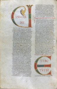 預言者オバデヤ書（オバデヤの幻視）の序文と預言者ヨナの序文があるページ
