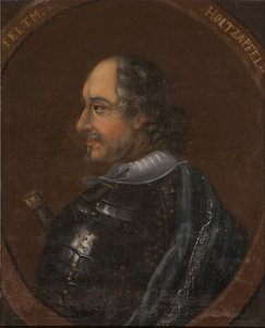 Peter Melander, comte de Holzappel - 伯爵Peter Melander of Holzappel (1589-1648)の肖像, Anonymous .油彩・キャンバス寸法：64x54cmストックホルム国立博物館 作： Unknown artist