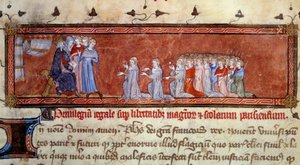 フィリップ・オーギュスト（1165-1223）が最初の特権を手にした。 作： Unknown artist