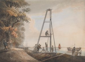 Pile Driving on the Banks of the Thames   1437146   ja       japanese Successfully Translated  Original: Mr. Alfred Mantalini. Illustration by Harry Furniss for the Charles Dickens novel Nicholas Nickleby, from The Testimonial Edition, published 1910. Tran 作： Unknown artist