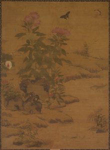 植物と昆虫 作： Unknown artist