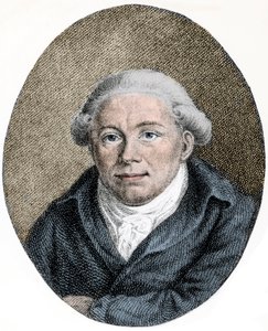 Portrait Georg Christoph Lichtenberg (1742-1799) ドイツの科学者、風刺家、英国びいき - engraving 作： Unknown artist