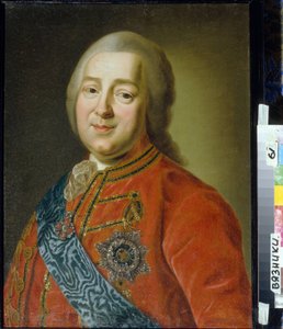 将軍と伯爵ニキータ・イワノビッチ・パニン（1718-1783）の肖像（一般伯爵ニキータ・I・パニンの肖像）。 匿名の絵画、カンヴァスに油彩、18世紀後半、古典主義。 地域芸術歴史博物館、ヴャズニキ（ロシア）