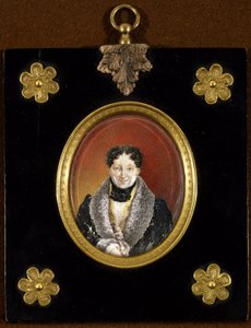 バレエ マスター チャールズ ルイ (シャルル＝ルイ) ディドロ (1767-1837) の肖像 (バレエ マスター C. L. ディドロの肖像)。 匿名の作品、厚紙に油彩、1820 年頃。19 世紀の肖像画、古典主義。 ステート ミュージアム オブ シアター アンド ミュージック アート、セント ピーターズ 作： Unknown artist