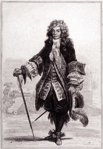フランスの船乗り、デュケイン侯爵アブラハム（1610～1688年）の肖像。 作： Unknown artist