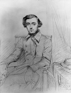 アレクシス・ド・トクヴィル（1805-1859）の肖像。
