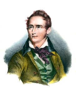 アルフォンス・ド・ラマルティーヌ（1790-1869）の肖像 フランスの詩人 19世紀のエングレーヴィング 個人蔵