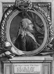 アンヌ・ロベール・ジャック・テュルゴー（1727-1781）（バロン・ド・ラルヌ、フランスの政治家）の肖像。
