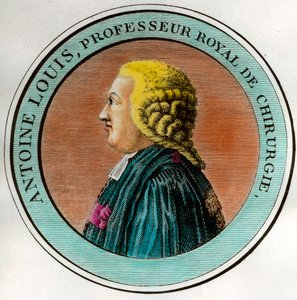 アントワーヌ・ルイ（1723-1792）の肖像 王立外科教授、王立外科アカデミー長官 18世紀のエングレーヴィング 個人蔵 作： Unknown artist