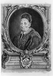 ベネディクト13世（1649-1730）の肖像。 作： Unknown artist