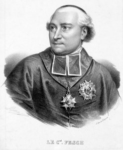 ナポレオン・ボナパルト（1763-1839）の叔父にあたるジョセフ・フェッシュ枢機卿の肖像。 作： Unknown artist