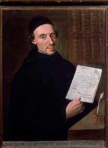 カルロ・ズッカーリ（1704-1792）の肖像 イタリアの作曲家・ヴァイオリニスト 無名。18世紀ボローニャ、シヴィコ・ミュゼオ