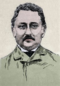 セシル・ジョン・ローズ（1853-1902）イギリスの実業家、植民地管理者の肖像。 作： Unknown artist
