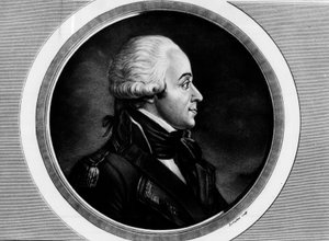 外務大臣シャルル・フランソワ・デュムリエー（1739-1823）の肖像。フランス革命の歴史的絵画全集（全3巻）」に掲載されたエングレーヴィング。1804. 作： Unknown artist