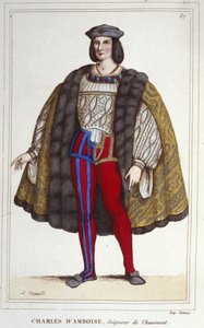 アンボワーズのシャルル2世（1473-1511）ショーモンの領主の肖像。 作： Unknown artist