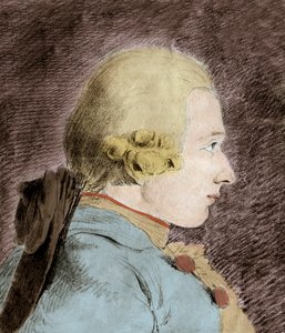 ドナティアン・アルフォンス・フランソワ・ド・サド（1740-1814）（サド侯爵）の肖像 - ヴァン・ローの後に 作： Unknown artist