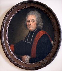 ピエール・ブルジョワ博士の肖像。ボーヌのホテル・デューの医師。匿名の絵画、油彩・キャンバス 作： Unknown artist